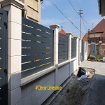 gard placat cu piatra naturala